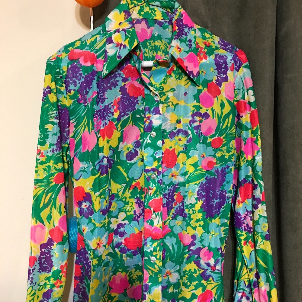 Vintage floral blouse